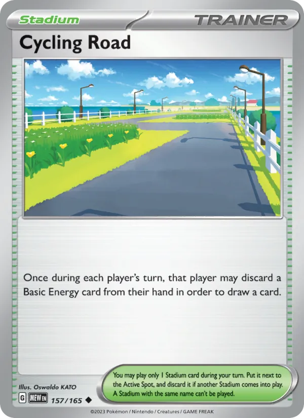 Cycling Road #157/165 Scarlet & Violet 151 Near Mint Pokemon Card