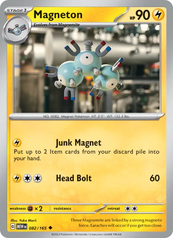 Magneton #82/165 Scarlet & Violet 151 Near Mint Pokemon Card