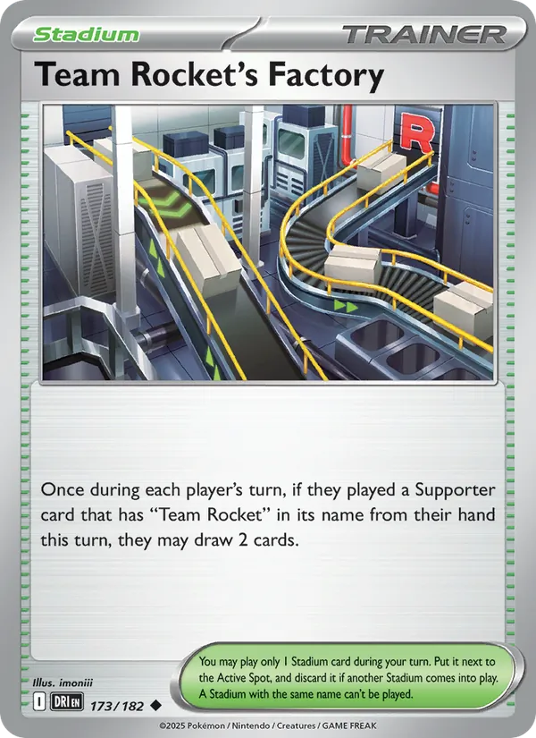 Team Rocket's Factory - Destined Rivals - #173 - Near Mint - Pokemon Card