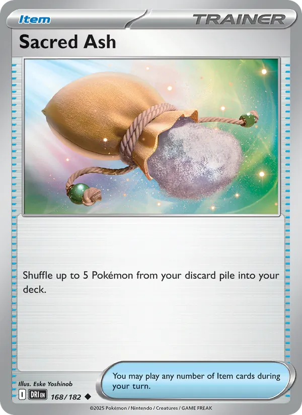 Sacred Ash - Destined Rivals - #168 - Near Mint - Pokemon Card