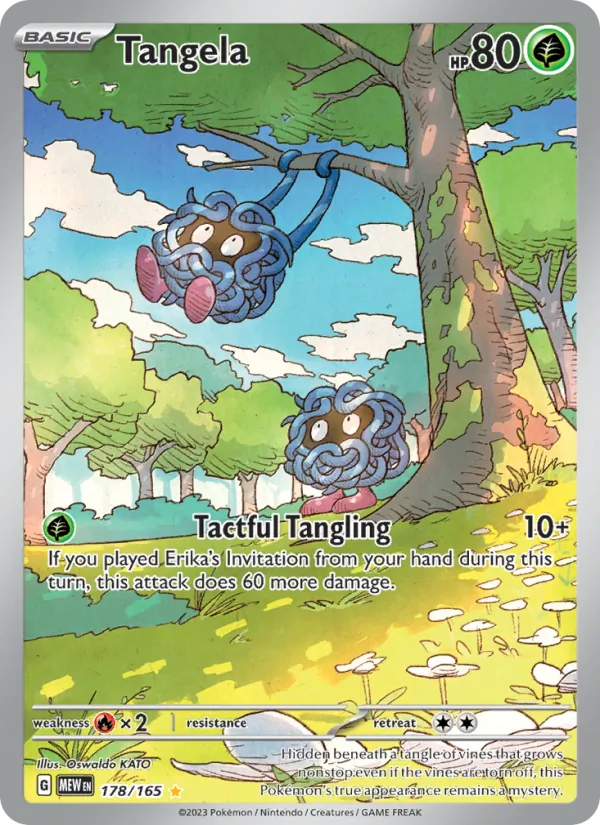 Tangela #178/165 Scarlet & Violet 151 Near Mint Pokemon Card